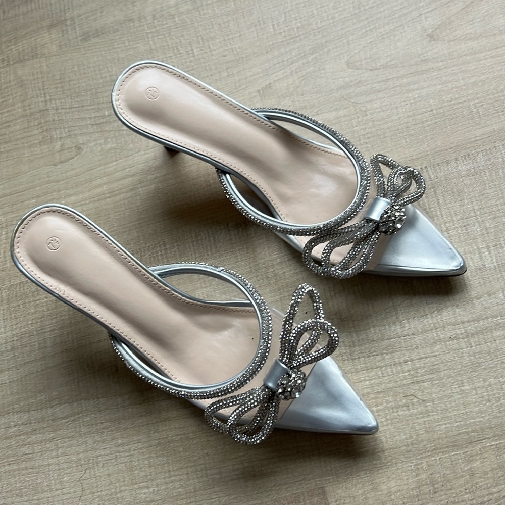 Embellished holiday / Christmas heels